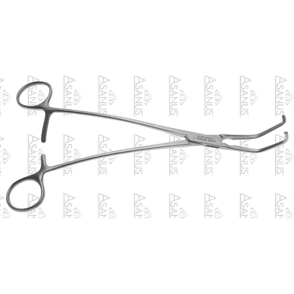 COOLEY OCCLUDING CLAMP, RIGHT ANGLE JAWS, 5 1/2 (14.0 CM), 25.0 MM JAW